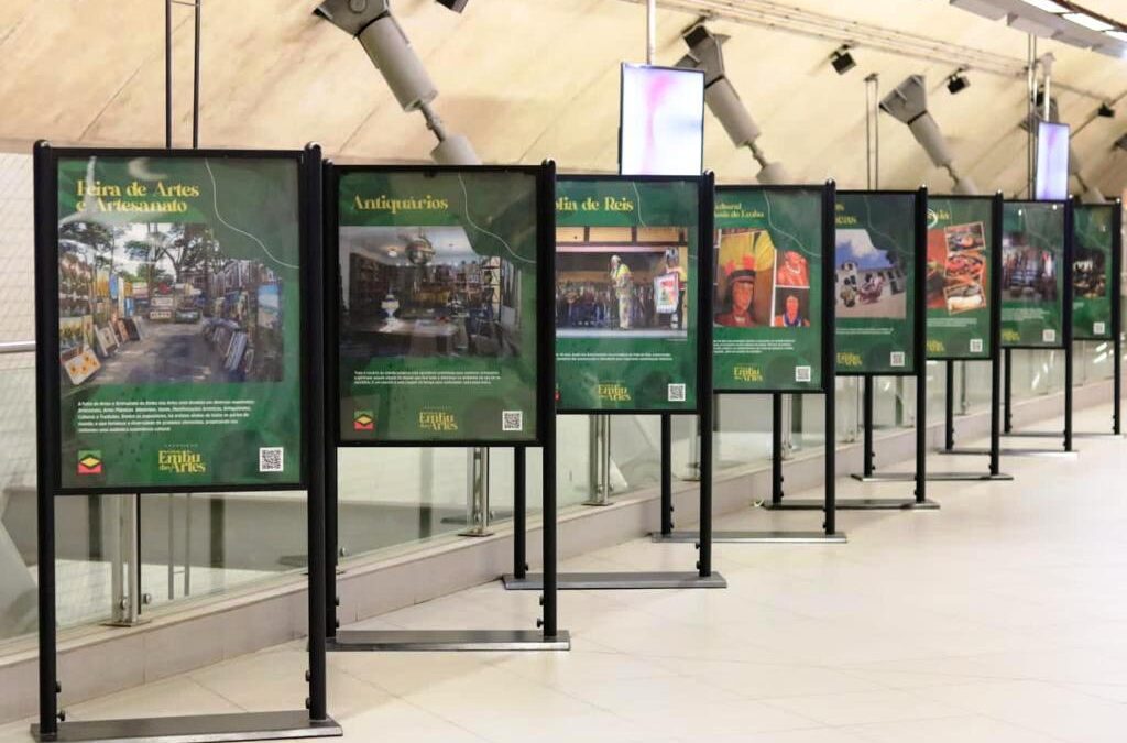 Exposição Cidade de Embu das Artes’ fica na estação Oscar Freire até 30/9