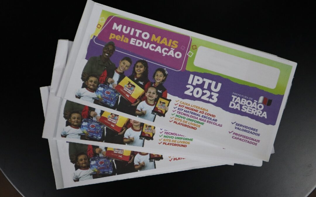 Prefeitura de Taboão da Serra inicia entrega dos carnês do IPTU 2023