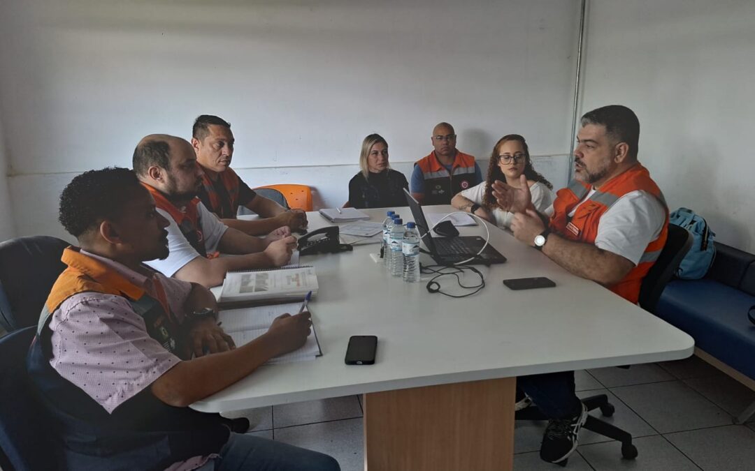Defesa Civil inicia parceria com Empresa Regea para atualização do Plano Municipal de Redução de Risco.