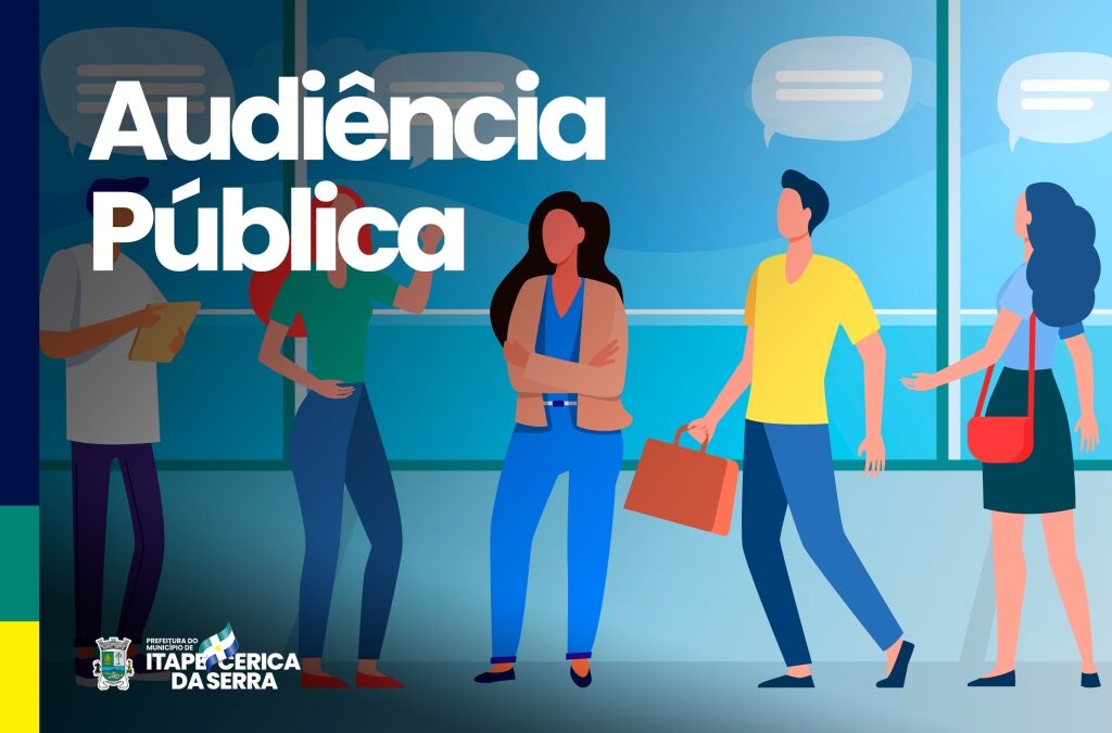 AUDIÊNCIA PÚBLICA – Prestação de Contas