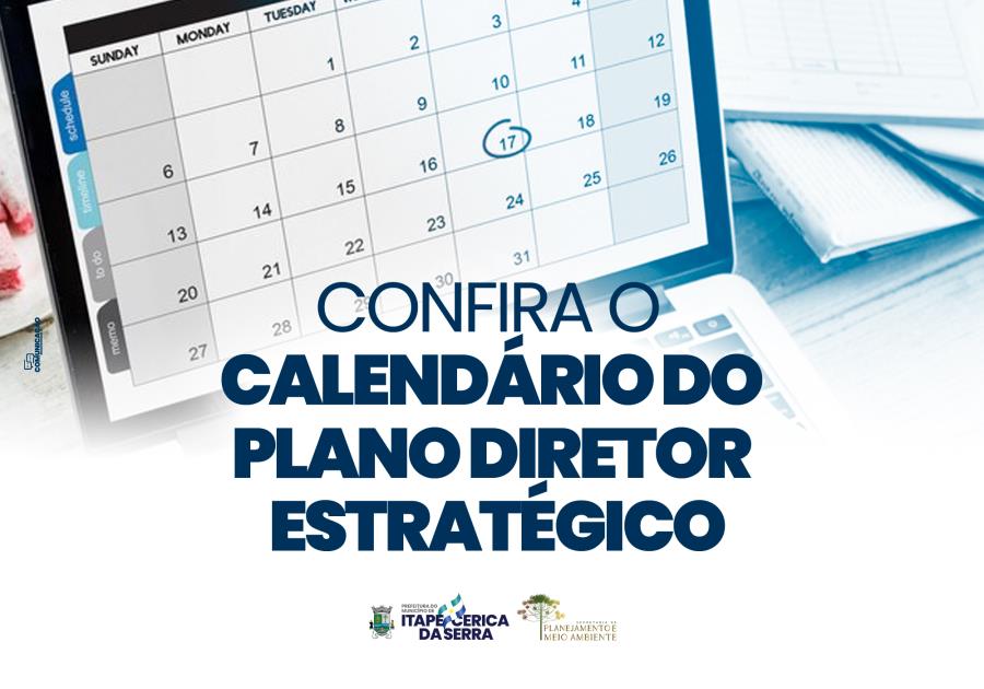11 de maio haverá mais duas Audiências para Revisão do Plano Diretor Estratégico