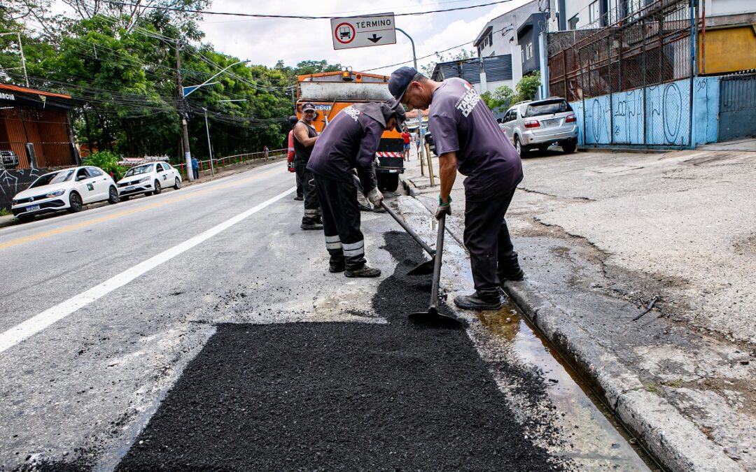 Prefeitura de Taboão da Serra intensifica Operação Tapa- buraco