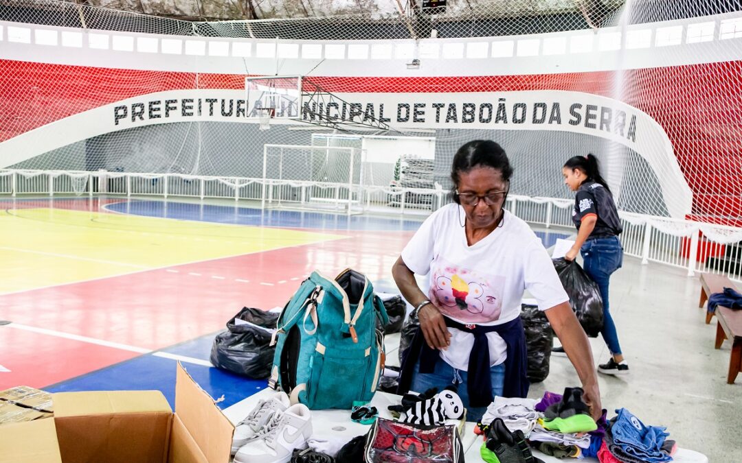 Taboão da Serra arrecada doações para vítimas das enchentes