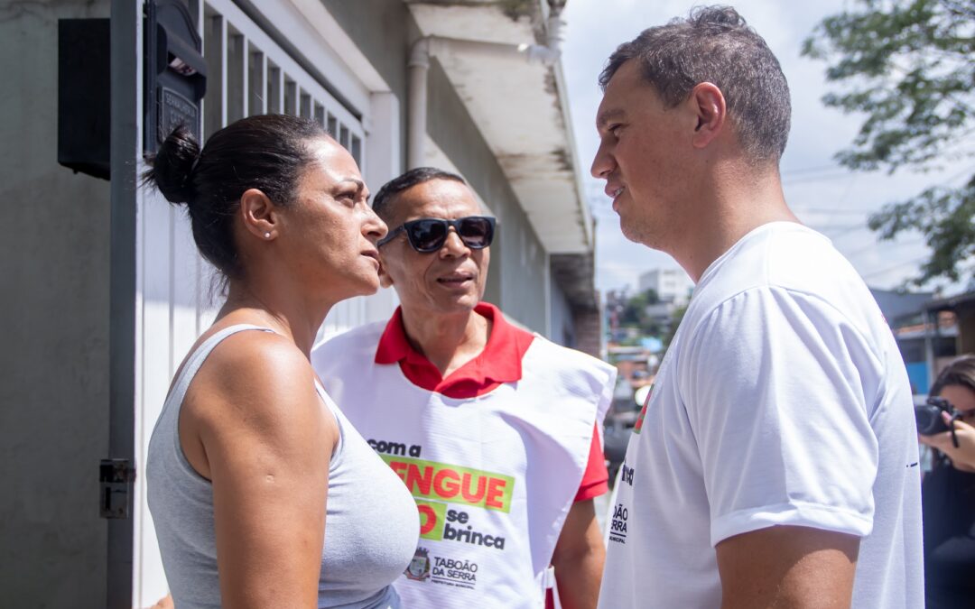 Taboão da Serra intensifica combate à dengue com mutirão no Parque Pinheiros e Trianon