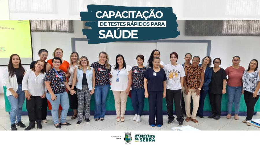 Autarquia de Saúde promove capacitação de profissionais de saúde para testes rápidos