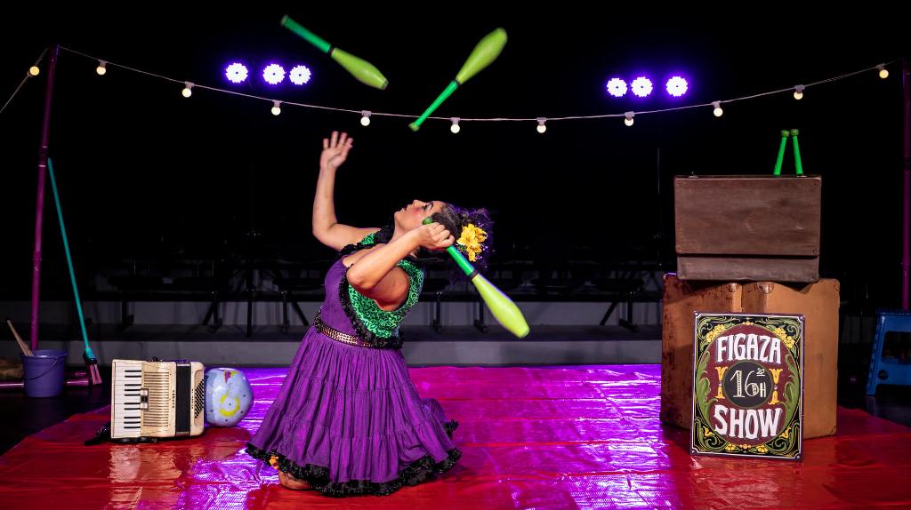 Espetáculo Figaza Show leva circo, música e palhaçaria ao Parque Rizzo no domingo, dia 22/6