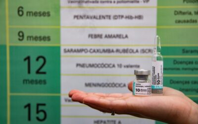 Secretaria Municipal de Saúde aplica dose zero contra o sarampo em bebês de 6 a 11 meses