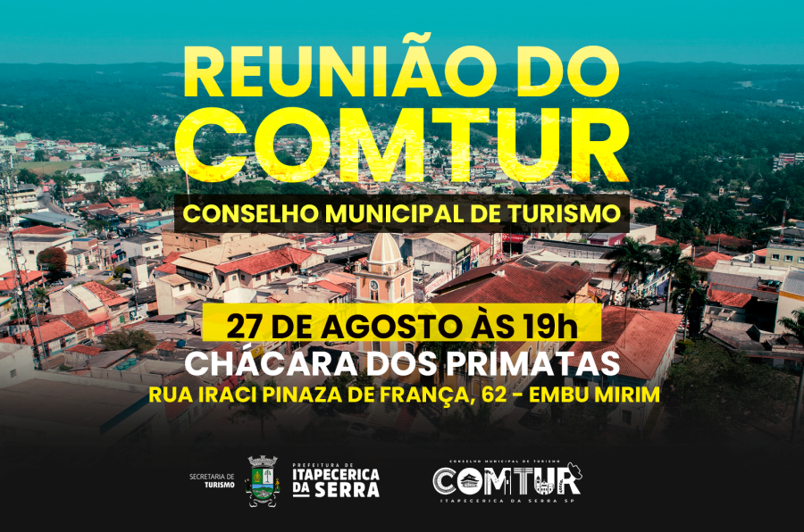 COMTUR realizou reunião no próximo hoje (27/08)