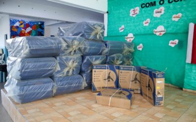 Escolas de Taboão da Serra recebem novos equipamentos pelo programa Escola Mais Bonita