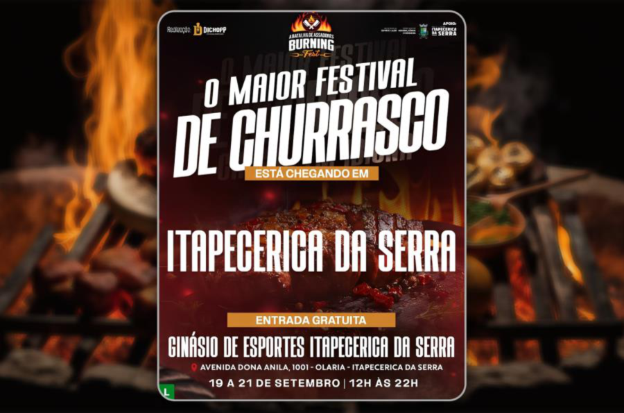 Burning Fest – Batalha de Assadores está chegando em Itapecerica da Serra