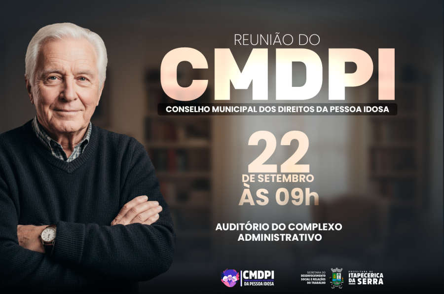 CMDPI organiza encontro na próxima segunda-feira (22/09)