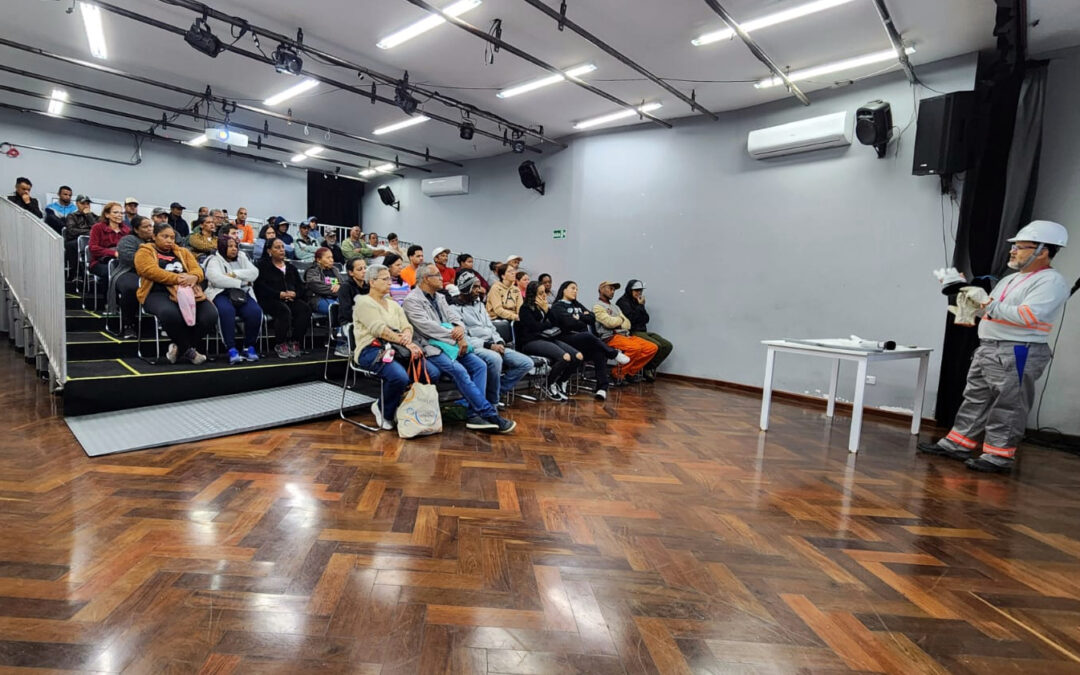 Programa da Frente de Trabalho promove palestra sobre Riscos Elétricos em Itapecerica da Serra