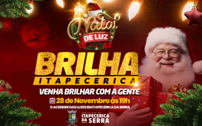 Natal de Luz 2025 começa amanhã e promete encantar Itapecerica da Serra