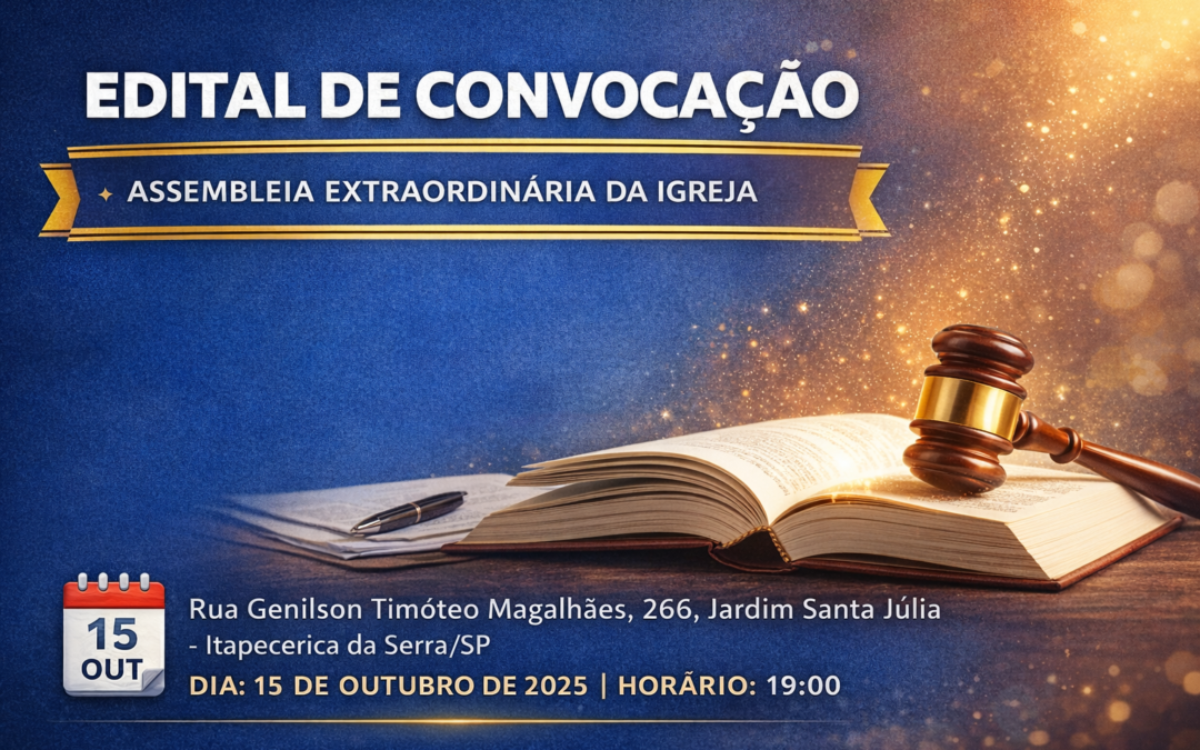 EDITAL DE CONVOCAÇÃO