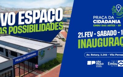 Praça da Cidadania: novo espaço para cursos, esporte e lazer será inaugurado no dia 21/2