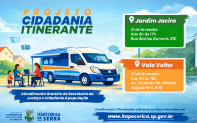 Cidadania Itinerante oferece serviços gratuitos no Jacira e Valo Velho