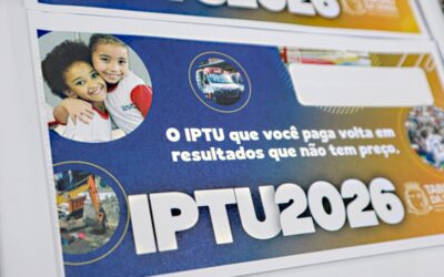 Vencimento da cota única e 1ª parcela do IPTU 2026 de Taboão da Serra é nesta quarta-feira (11)