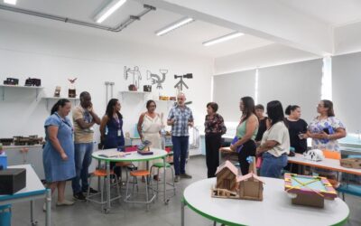Equipe da Secretaria de Educação visita polo do CIEBP buscando inovação tecnológica na rede municipal