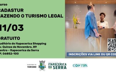 Itapecerica da Serra recebe palestra gratuita sobre CADASTUR e desenvolvimento do setor turístico