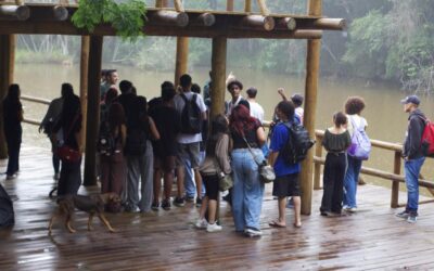 Dia da Água: Secretaria de Meio Ambiente promove ação com adolescentes no Parque da Represinha