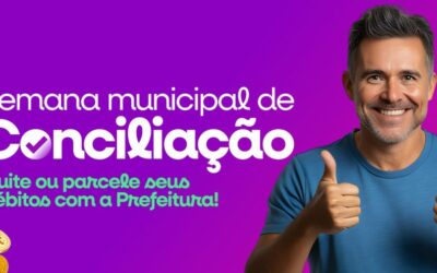 ‘Semana Municipal de Conciliação’ para quitar ou parcelar dívidas com a Prefeitura acontece de 13 a 17/4