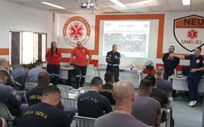 SAMU treina Polícia Militar em técnicas de Suporte Básico de Vida