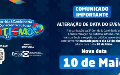 2ª corrida & caminhada de conscientização do autismo (ADIADO)