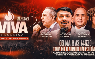Aviva Itapecerica promete tarde de fé, música e solidariedade
