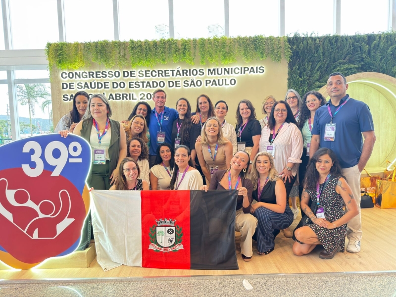 Taboão da Serra conquista menção honrosa no 39º Congresso de Secretários Municipais de Saúde do Estado de São Paulo