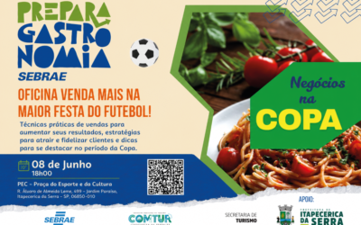 Oficina gratuita vai orientar empreendedores da gastronomia sobre estratégias de vendas durante a Copa