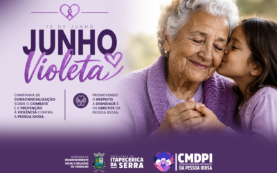 Junho Violeta reforça a conscientização sobre o combate à violência contra a pessoa idosa