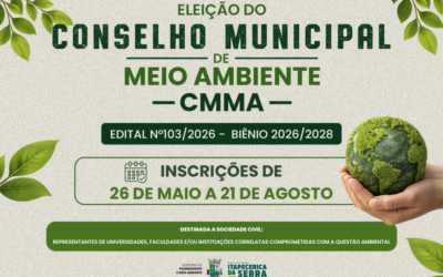 Prefeitura abre inscrições para eleição do Conselho Municipal de Meio Ambiente