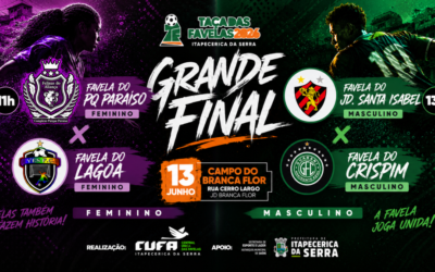 Taça das Favelas: finais da 5ª edição do campeonato em Itapecerica da Serra acontecem neste sábado no Jd. Branca Flor