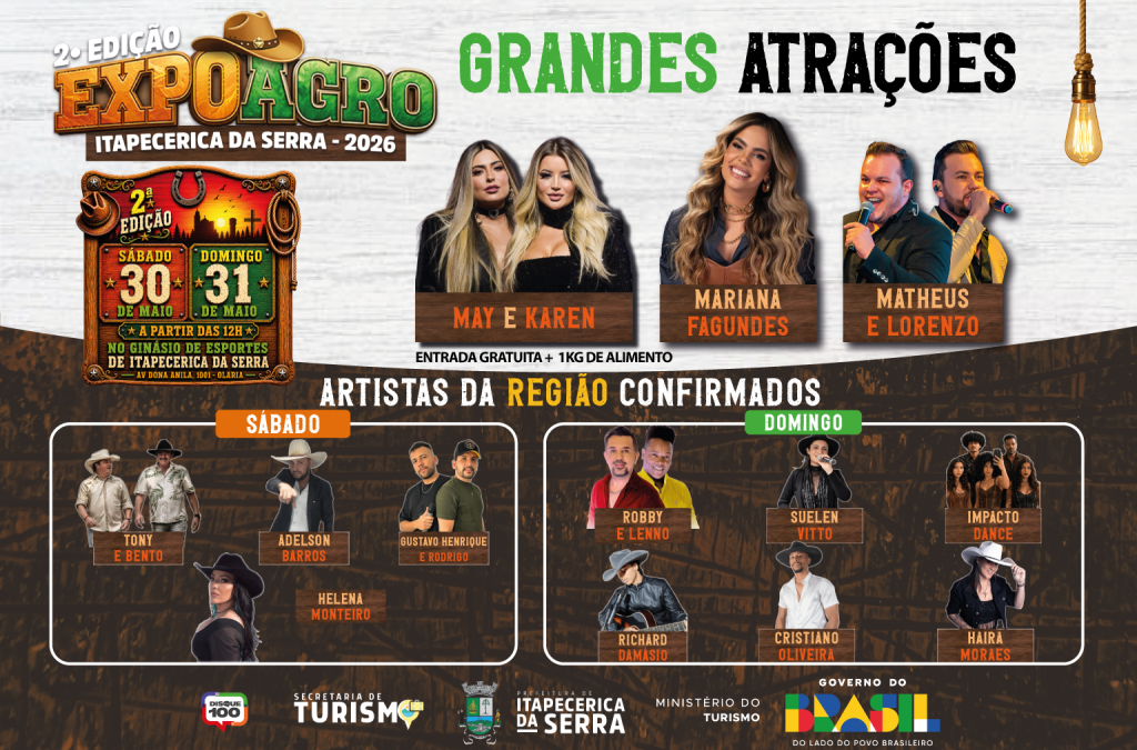 Expoagro Itapecerica da Serra 2026 promete reunir tradição, música e experiências rurais em grande evento no município