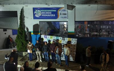 Prefeitura entrega Núcleo Esportivo do Recreio Primavera e amplia espaços de esporte e lazer na cidade