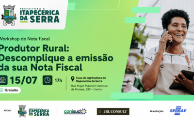 Workshop gratuito orienta produtores sobre emissão de Nota Fiscal e novas oportunidades de comercialização