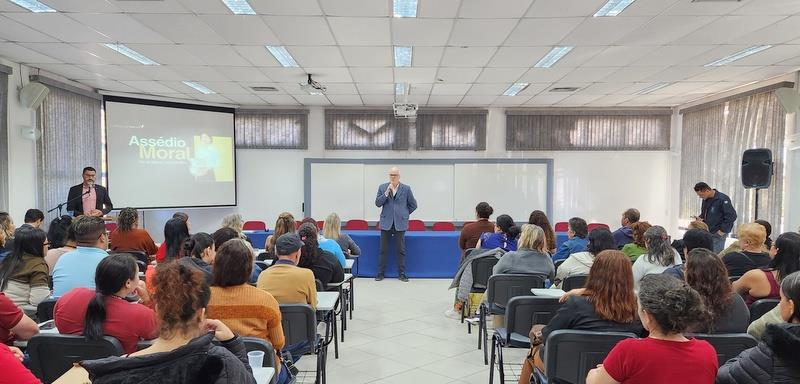 Prefeitura promove palestra sobre assédio moral e reforça compromisso com a ética no ambiente de trabalho