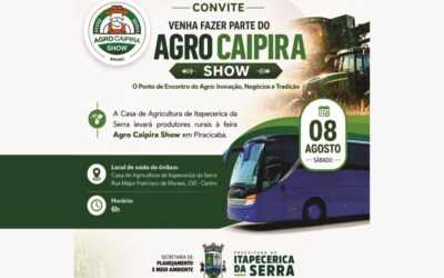 Produtor Rural: participe da excursão para a Agro Caipira Show