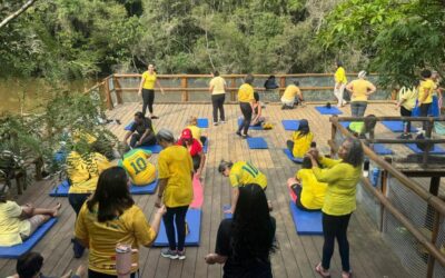 Parque da Represinha recebe atividade especial de yoga e integração com a natureza